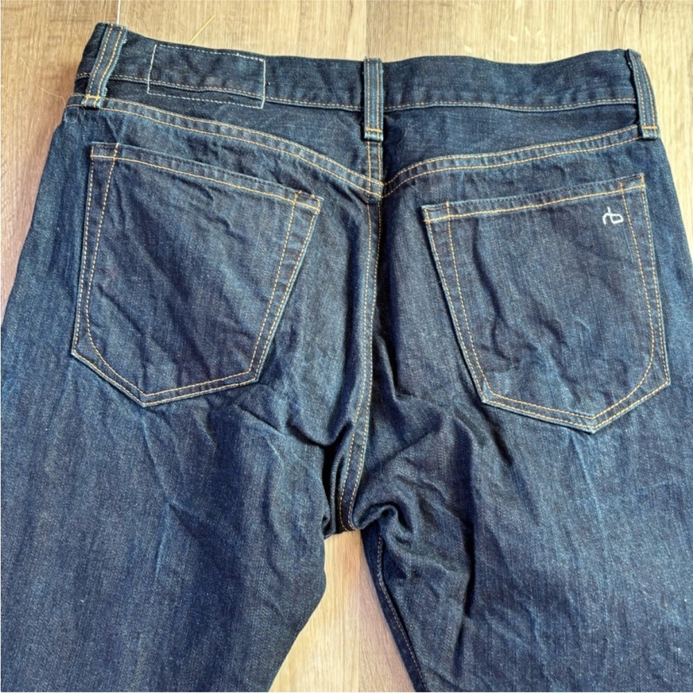 Rag & Bone Jeans Men Dark Blue Fit 2 Slim Size 30 - Picture 5 of 14